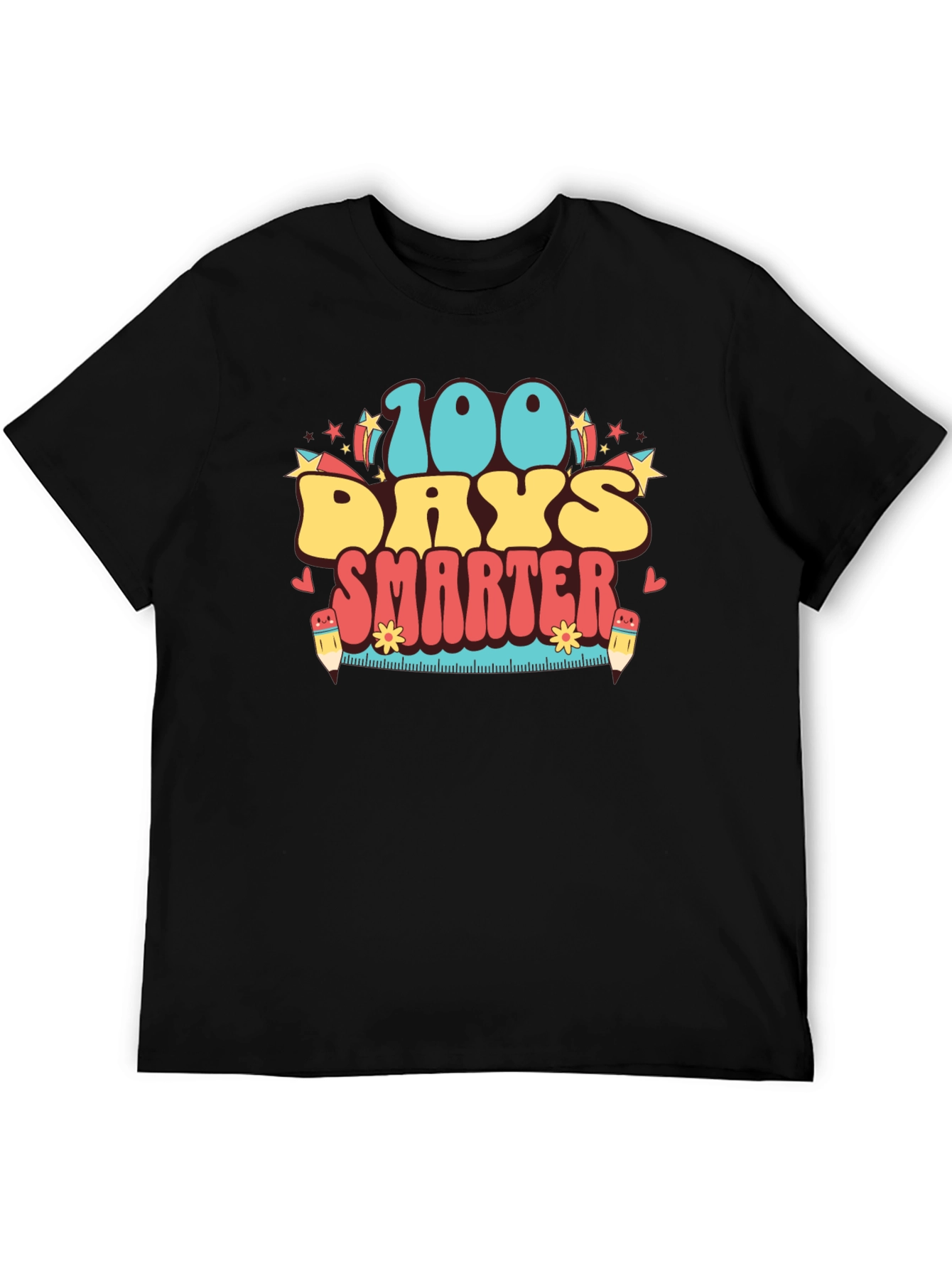 100 Days Smarter Retro T-Shirt