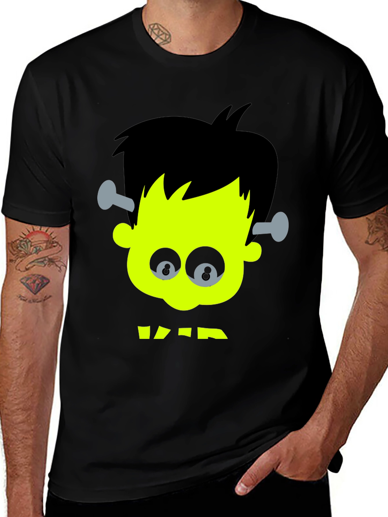 Frankenstein Graphic Tee - Halloween T-Shirt