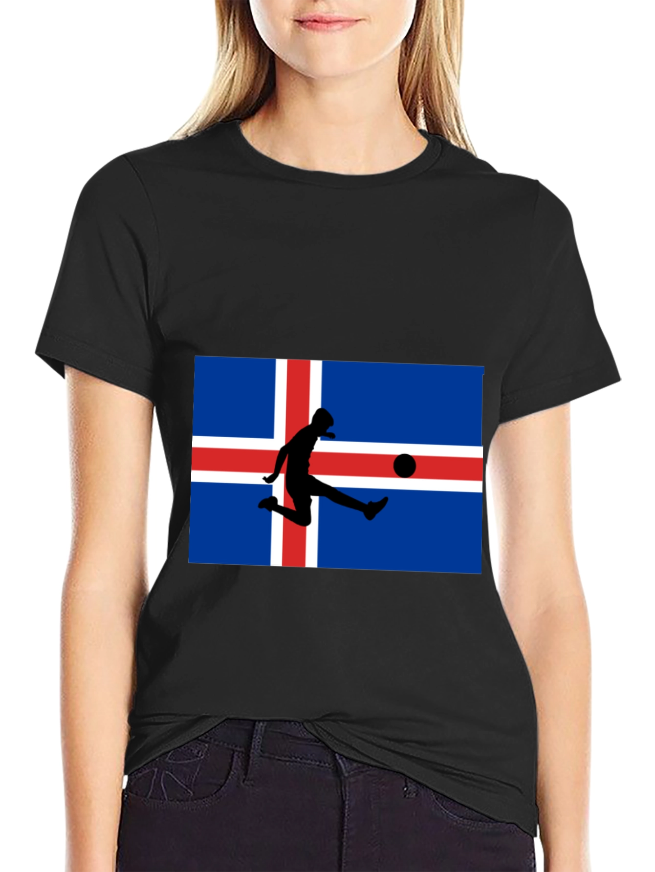 Iceland Flag Soccer T-Shirt