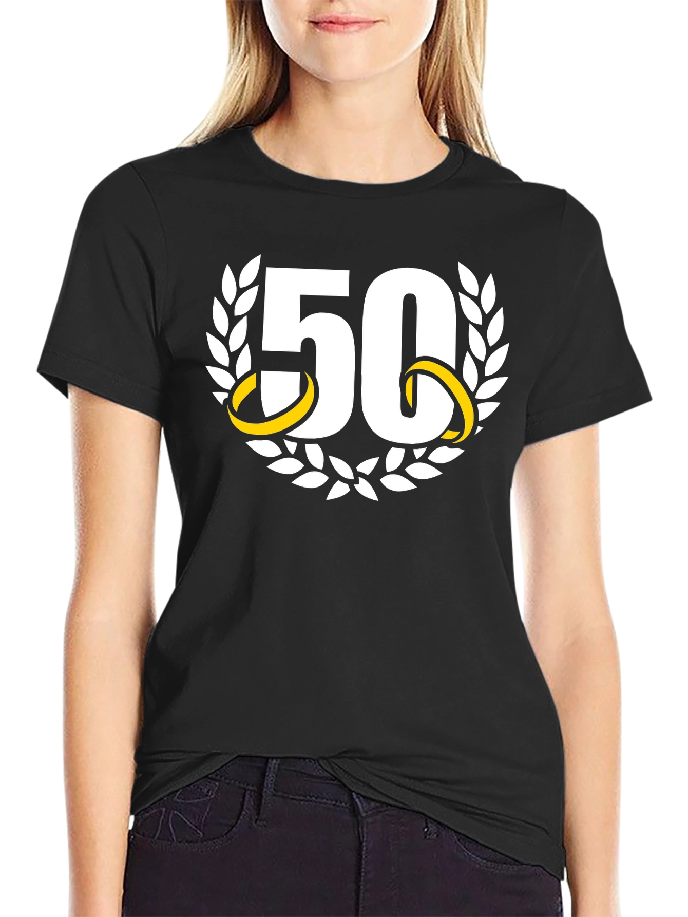50th Anniversary Graphic Tee - Black